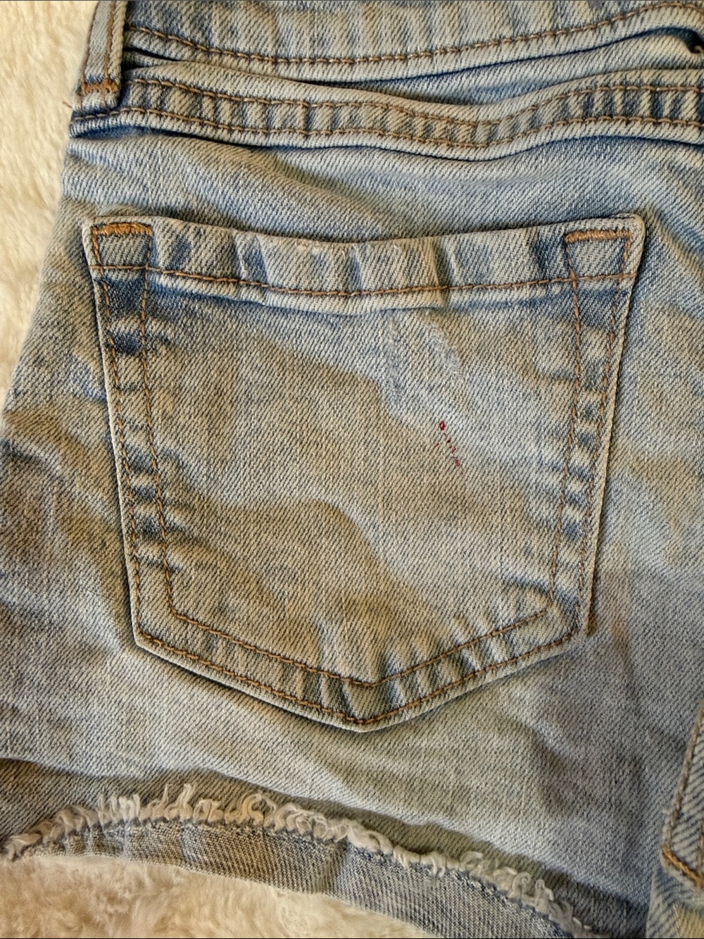 abercrombie kids Light Blue Distressed Denim Shorts Duo - Picture 3 of 7